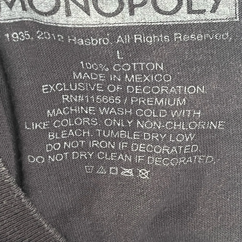 Monopoly L Like A‎ Boss Black T-Shirt 563 - Picture 7 of 7